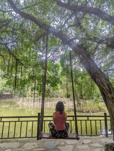 Paz en la naturaleza - Aletas en la mochila